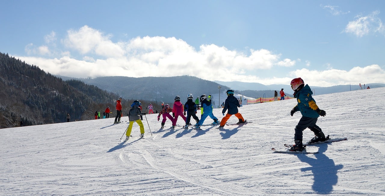 Ski lessons for children