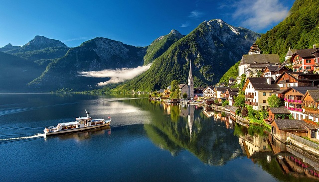 Hallstatt, Hallstättersee, Salzkammergut