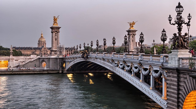 Ponte Alexandre 3 sulla Senna a Parigi, Francia